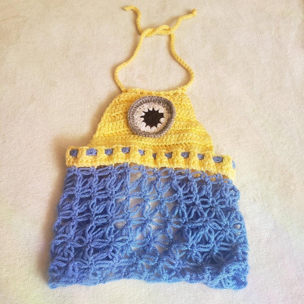 Handmade Crochet Minions Summer Tank Top